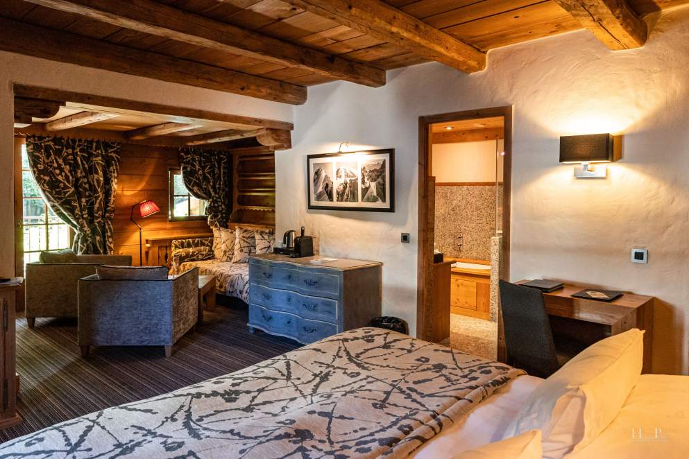 Chambre Le Fer à Cheval · Hôtel 5 étoiles Megève en Haute Savoie